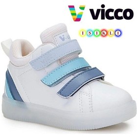Resim Vicco Rainbow Işıklı Ortopedik Çocuk Boğazlı Spor Ayakkabı 001 