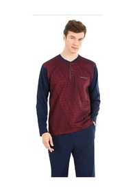 Resim Pierre Cardin 6024 Erkek Jakarlı Pijama Takımı 001 