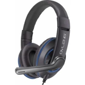 Resim CoverZone Ovleng X-10 Mikrofonlu Kulak Üstü Oyuncu Kulaklık Siyah 