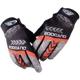 Resim Outdoor Mtb Mevsimlik Tam Parmak Bisiklet Eldiveni Large Rüzgar Geçirmez Eldiven 001 