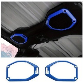 Resim Elmpaly Jeep Jl Jlu Jt Hoparlör Çerçevesi 2018-2020 Mavi 2 Parça Abs 