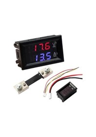 Resim Voltmetre & Ampermetre Dual Digital 0 30v / 0 100a G.y. Dc Şöntlü 