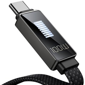 Resim Mcdodo CA-4470 100W Type-C Type-C Hızlı Şarj Data Aktarım Kablosu 1.2 M Siyah 