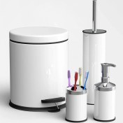 Resim Adalinhome Metal 4'lü Banyo Seti 3 Lt 