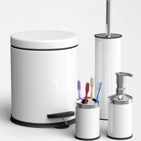 Resim Adalinhome Metal 4'lü Banyo Seti 3 Lt 