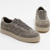 Resim lizel LZ037 SÜET VİZON RENK HAKİKİ DERİ KADIN SPOR AYAKKABI 