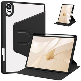 Resim Huawei Matepad Air 2024 12'' İçin Kılıf Pu Deri Katlanabilir Stand Tablet Kılıfı 