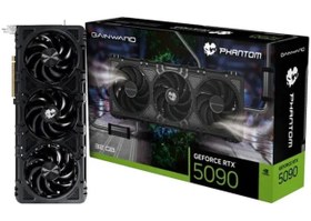 Resim Gainward GeForce RTX5090 PHANTOM 32GB GDDR7 512bit Gaming (Oyuncu) Ekran Kartı 