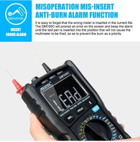 Resim Mestek Dm100c Og Dijital Multimetre True Rms Ncv Otomatik Multimetre - Siyah 