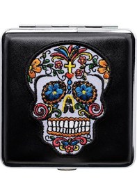 Resim Atomic German Skull Deri Kısa Sigara Tabakası Beyaz Haç 20li 