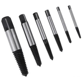 Resim Jeemson Gcr15 Çelik 6'lı Vida Çıkarıcı Seti - Hasarlı Vida/bulten Çıkarma Aracı, Ev Ofis Bakımı İçin Dayanıklı Ve Yüksek Sertlikli 