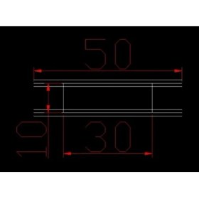 Resim Kazdal Doğal Ahşap Cam Kapı Kolu-50 cm 