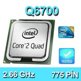 Resim Intel Core 2 Quad Q6700 2.66GHZ 8mb 4 Çekirdek 775P Fansız Tray Işlemci 