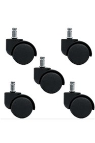 Resim CAZİP Ofis Koltuk Sandalye Mobilya Pimli Tekerlek 5 Adet 