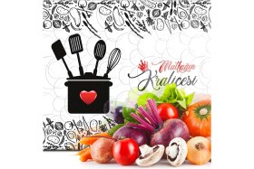 Resim Feyza Design Mutfağın Kraliçesi Desenli Cam Kesme Tablası 20X30 cm 