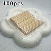 Resim 100/500/1000 Adet Tek Kullanımlık Kaş Çubukları, Mini Kirpik Fırçası 