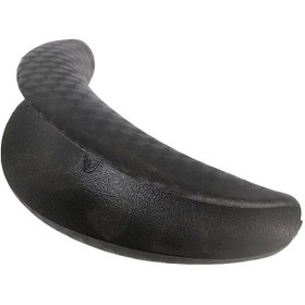 Resim Samdoo Saç Yıkama Tutanaklı Jel Boyun Yastığı - Berber Salonu Konfor Kolu - Siyah Silikon Malzeme 