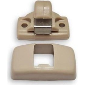 Resim Seat Leon 1 2000-2005 Güneşlik Tutucu Klipsi Bej Krem 3B0857561B 