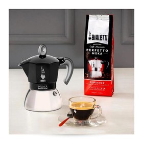 Resim Bialetti İndüksiyon Moka Pot, 2 Cup, Siyah 