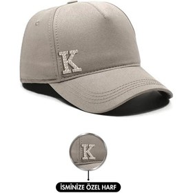 Resim Twingold İsme Özel Gabardin Kep Şapka - Ab01005 - Bej Bej 