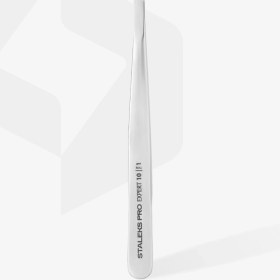 Resim Staleks Expert 10 Type 1 Geniş Düz Kenarlı Kaş Cımbızı Profesyonel Kullanım İçin 