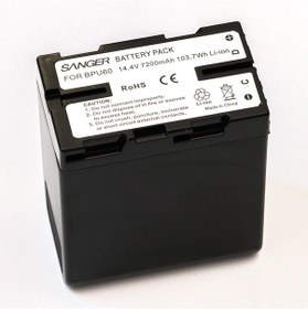 Resim Sanger Np Bpu60 Sony Kamera Batarya 