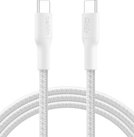 Resim Belkin Eco Örgülü Usb-C - Usb-C Kablosu, 2 M, 240 W, Yumuşak, Esnek Hızlı Şarj Kablosu, Iphone 16, G 