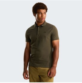 Resim The North Face Premium Slim Erkek Polo T-shirt Nf0a8c1n21l1 Yeşil 