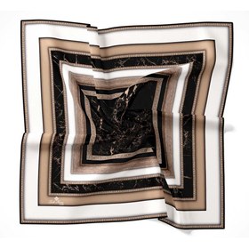 Resim Silk Home Twill Eşarp Cümbüş Desen - Gold Cümbüşü 