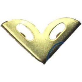 Resim Hobi El İşçiliği İçin 1000adet 11x20mm Mini Sarı Albüm Kitap Dosya Köşe Süsü Seti Renkli 