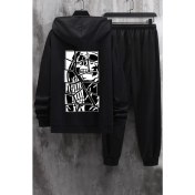 Resim Trendypassion Unisex Skullcracked Baskılı Eşofman Takımı 
