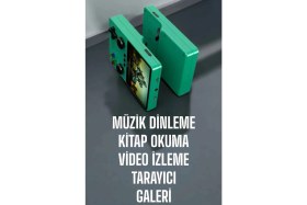 Resim MiraLive Çocuklara Özel 666 Oyunlu X6 Atari Video Izleme ve Müzik Dinleme 