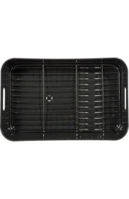 Resim Karokstore Bianka Paslanmaz Bulaşıklık Gri Büyük 51 * 32 * 17 cm D-14651 