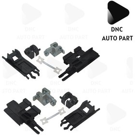 Resim BMW E39, E46,E53 için Sunroof Perdesi Tamir Seti - 10 Parça 