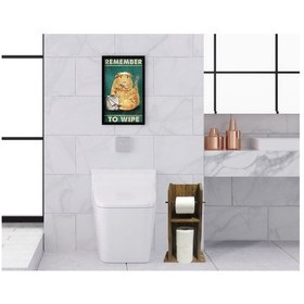 Resim Bk Home Doğal Masif Ahşap Tuvalet Kağıtlığı Ve Dekoratif Ahşap Si (551052552) 