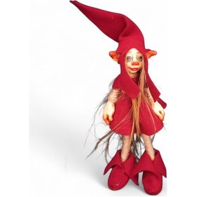 Resim Elf Bebek Kırmızı Pabuç 