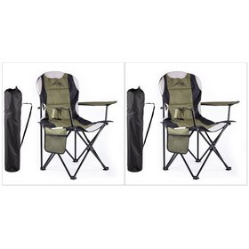 Resim Sportlife Evolite Nature Katlanabilir Kamp Koltuğu 2'li Set Haki 