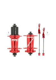 Resim Bike Sky Hassn's Pro 7 32h Kırmızı Ön-arka Jant Göbek Takımı, Göbek Seti 