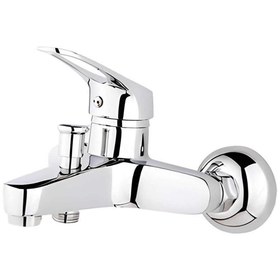 Resim BDL ARMATÜR Krom Mix Banyo Duş Musluğu Çeşmesi Bataryası 