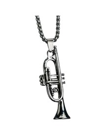 Resim Waves And Pebbles Trompet Kolye Gümüş 