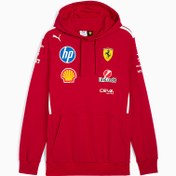 Resim SCUDERIA FERRARI 2025 Team Erkek Kapüşonlu SWEATSHIRT 