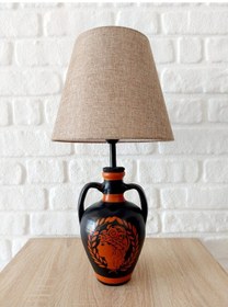 Resim Retro Now Helen Amfora Ayakli Abajur 