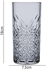 Resim PAŞABAHÇE Timeless Meşrubat Bardağı, 4'Lü, 450 Cc, Gri 