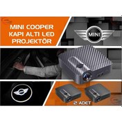 Resim Mını Cooper Araçları Için Kapı Altı Logo 7 Led Projektör (2 Adet) 