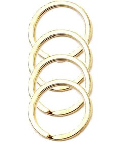 Resim Zincirsiz Boş Yassı Model Anahtarlık Halkası 2.5 Cm (50 Adet) N11.22231 