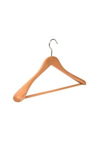 Resim Nyn Ahşap Askı Kalın Omuz Formlu Takım Elbise Ceket Askısı Nature Ahşap 