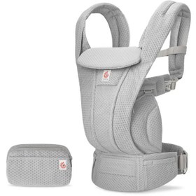 Resim Ergobaby Omni Deluxe Mesh <br>4 farklı taşıma pozisyonlu <br>ergonomik kanguru - Pearl grey 