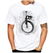 Resim Snapbuy Sapextee Vintage Mtb Erkek Bisiklet Baskılı T-shirt - Kısa Kollu Spor Üstüaltın Altın 