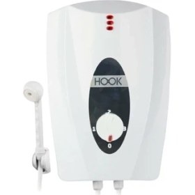 Resim Hook Spring Lüks Elektrikli Ani Su Isıtıcı Banyo Şofbeni Siyah 