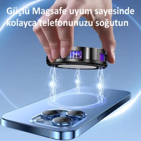 Resim MTL Manyetik Fanlı Telefon Soğutucu | Magsafe Uyumlu, RGB'li, Yapay Zeka Soğutma 